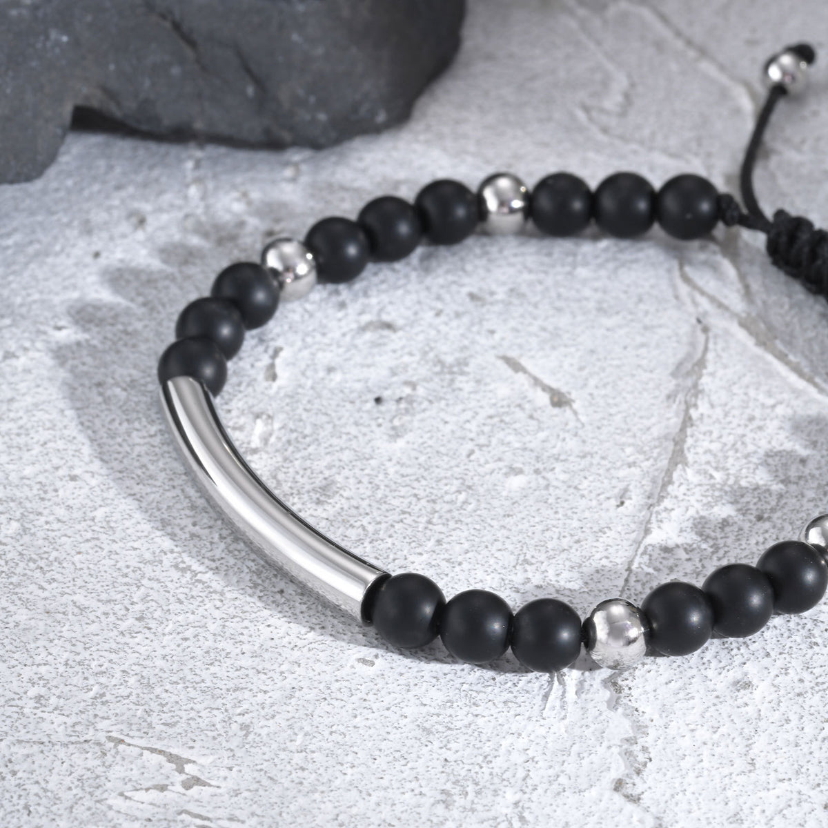 Adjustable Stainless Steel Bracelet for Men