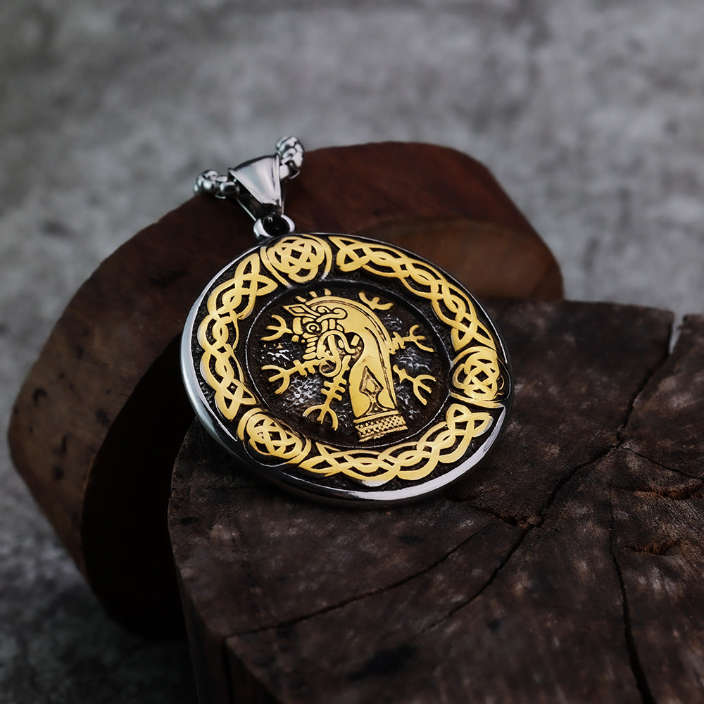 Foreign Trade Jewelry Wholesale Viking Pendant for Couples