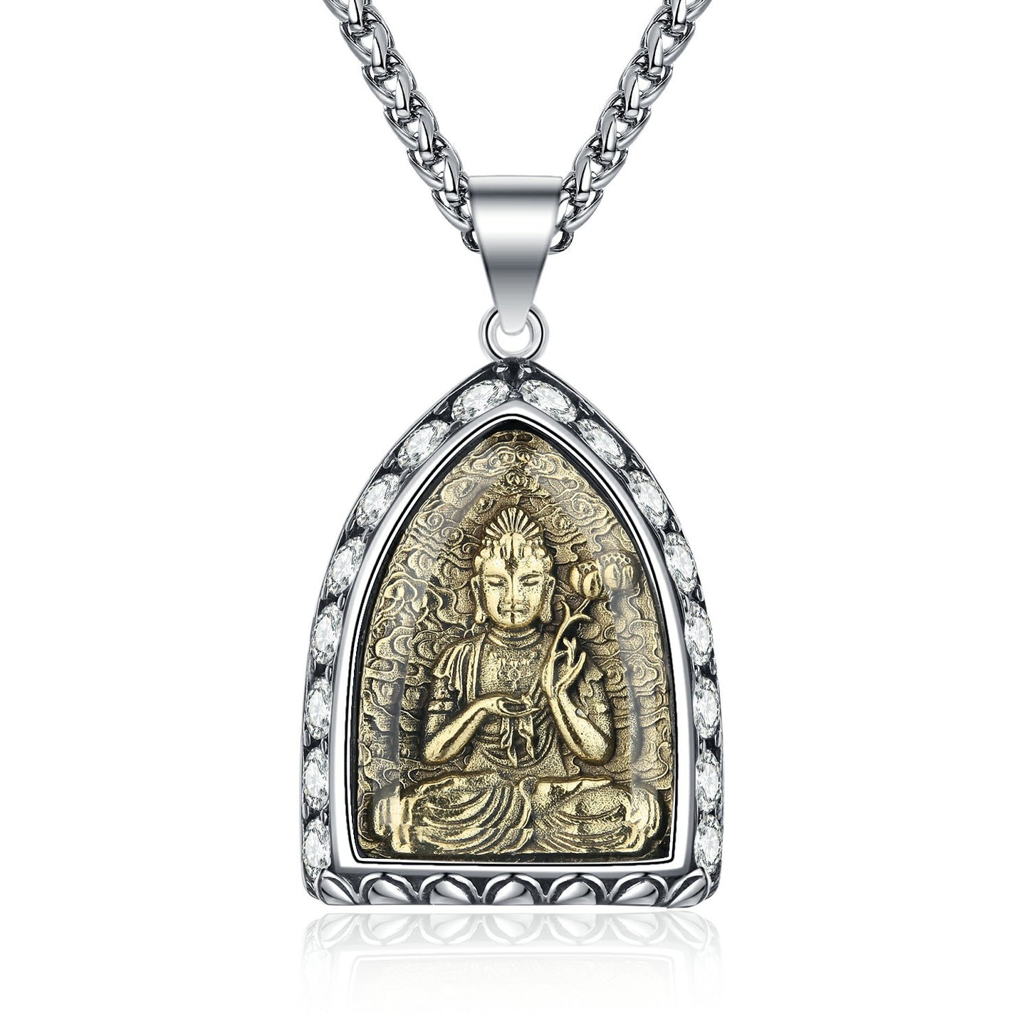 Zircon Necklace - Elegant Zodiac Amulet For Men From Planderful Everyday Genie Collection