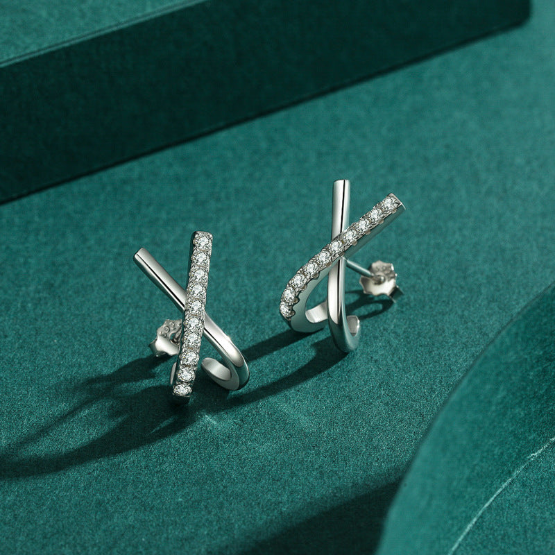 Everyday Genie Sterling Silver Zircon Earrings