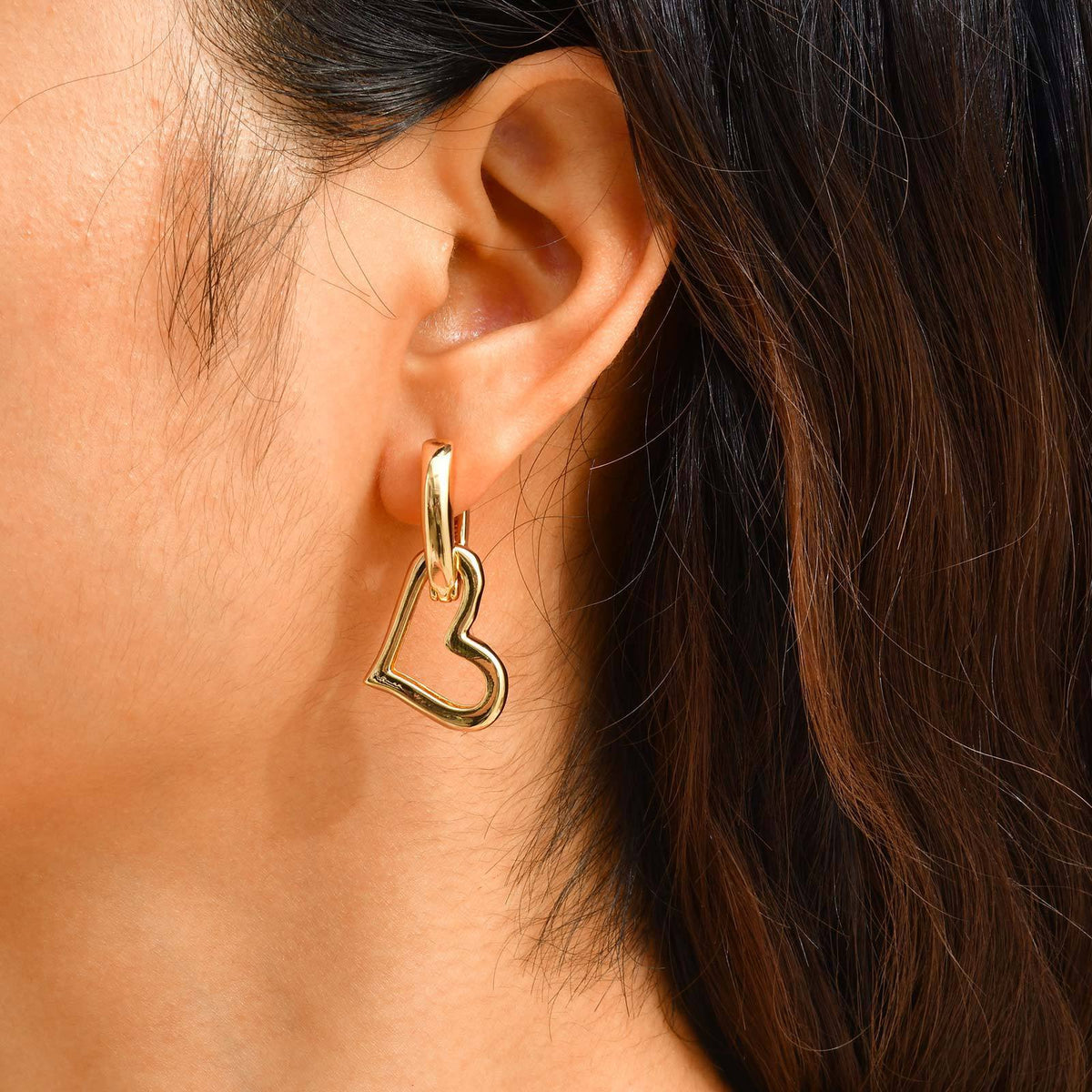 Copper Love Earrings, Fairy Versatile Earrings