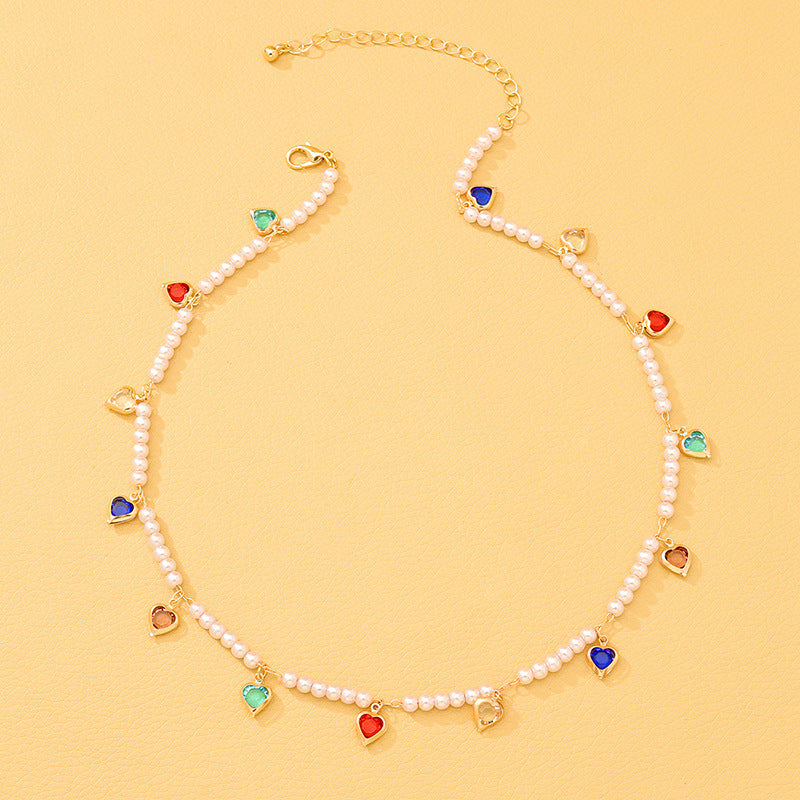 Pearl Love Beaded Necklace - Vienna Verve Collection