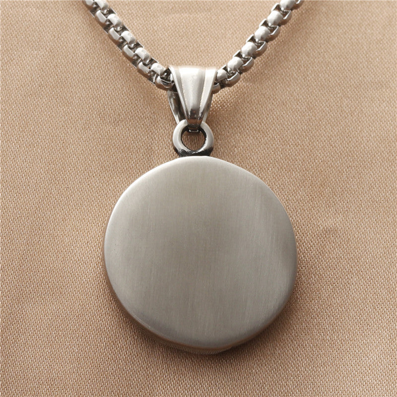 Personalized Retro Titanium Steel Cobra Pendant Necklace for Trendy Men