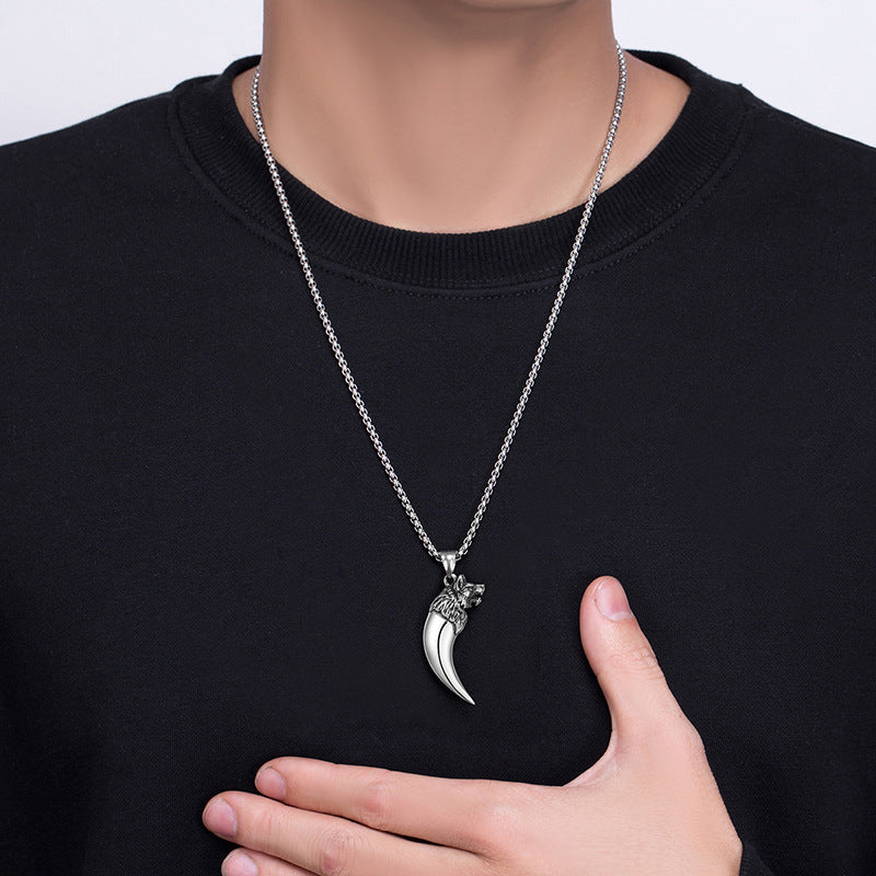 Steel Necklace – Statement Everyday Genie Collection Inspired By Retro Hip Hop Style For Men