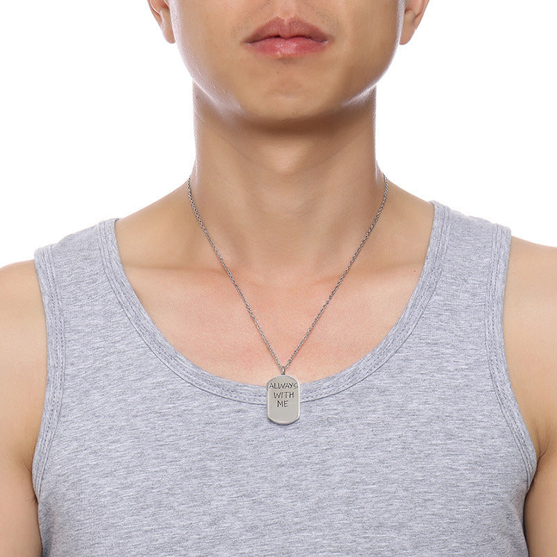 Cross-Border E-Commerce Stainless Steel Jewelry Pendant