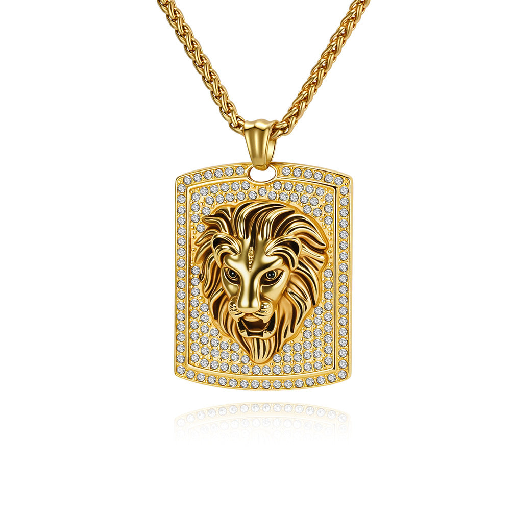 Stainless Steel Zircon Necklace