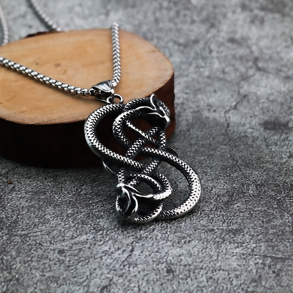 Cross-Border Nordic Viking Pendant Men's Stainless Steel Jewelry