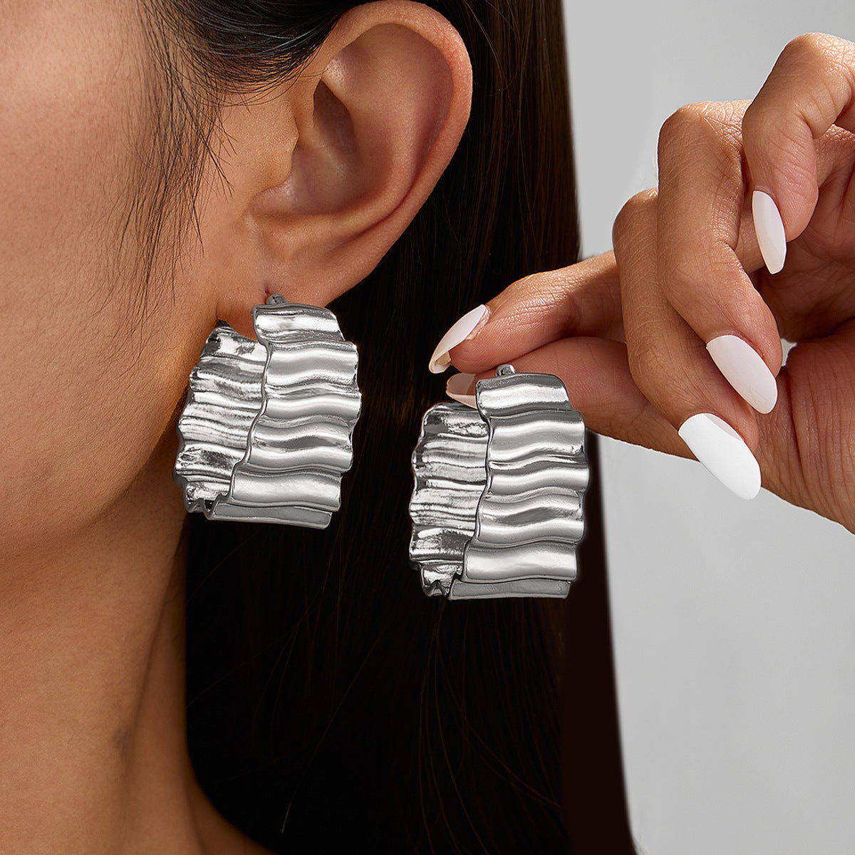 Planderful Vienna Verve Earrings – Unique Irregular Geometric Design
