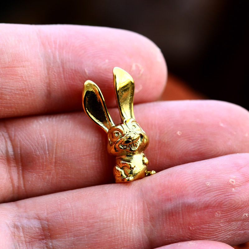 Zodiac Rabbit Titanium Steel Pendant for Men - Cross-Border Foreign Trade Stainless Steel Jewelry