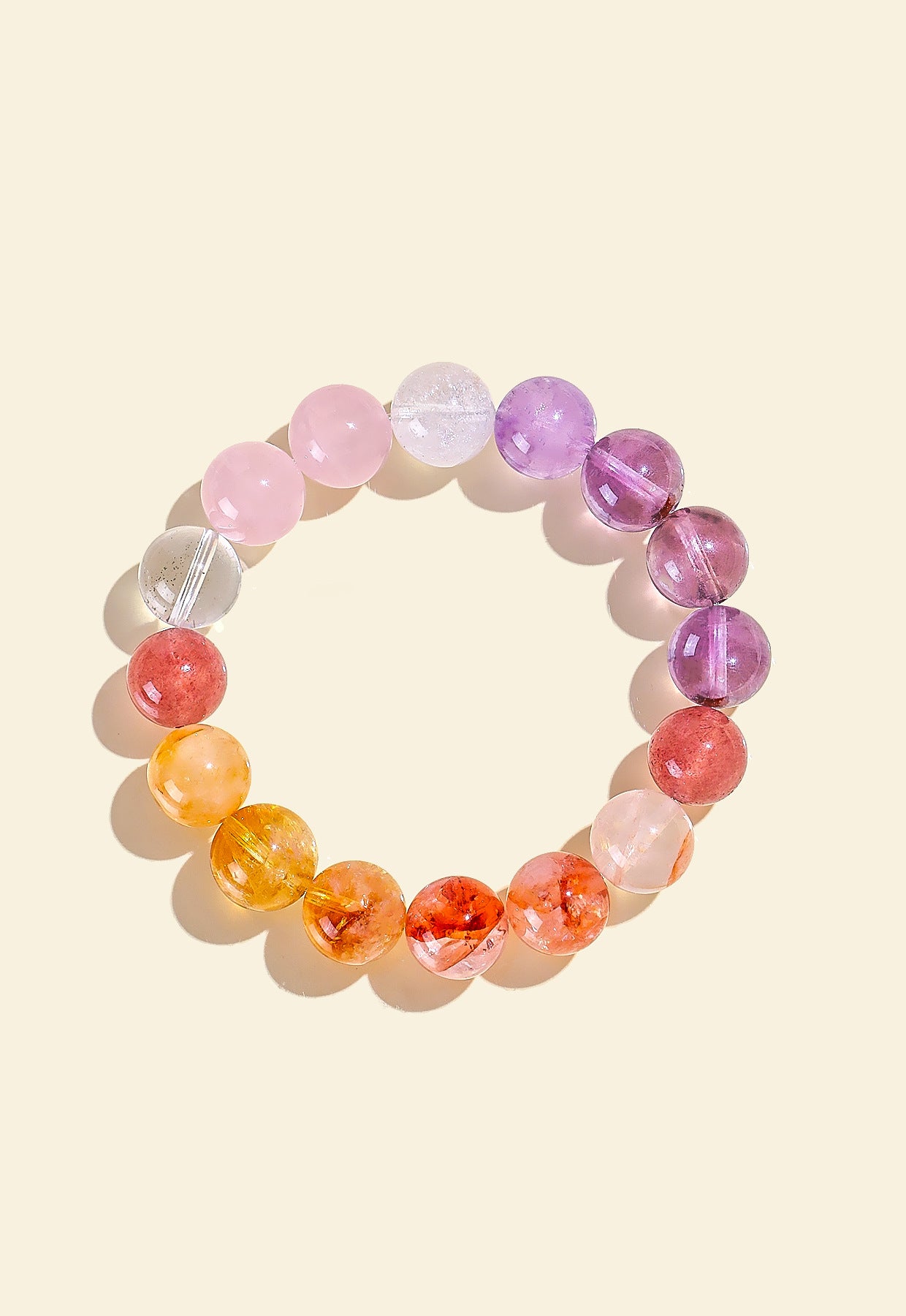 Planderful Fortune's Favor Bracelet – Fresh and Sweet Sea Blue Powder Crystal