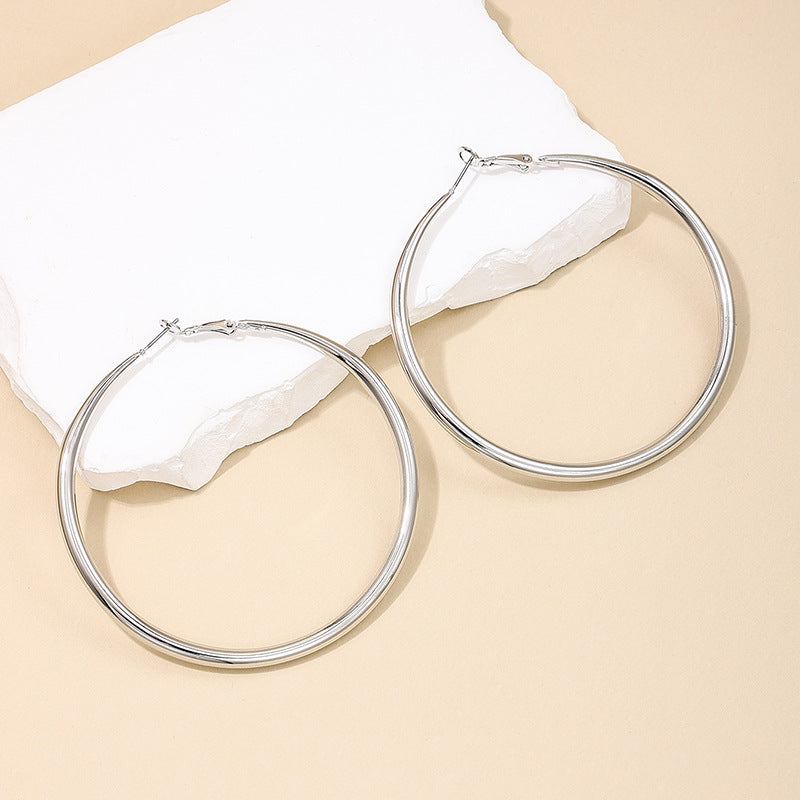 Wholesale Vienna Verve Metal Circle Earrings for Women