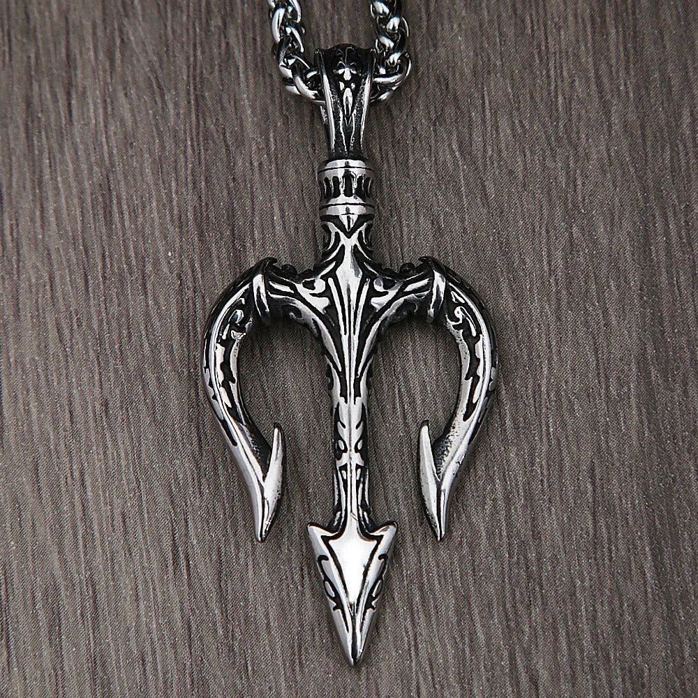 Punk Stainless Steel Pendant Necklace