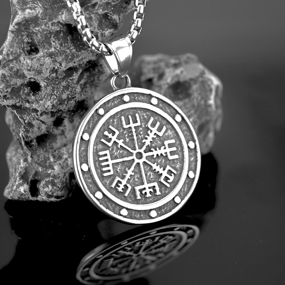 European and American Jewelry Men's Stainless Steel Pendant Necklace
