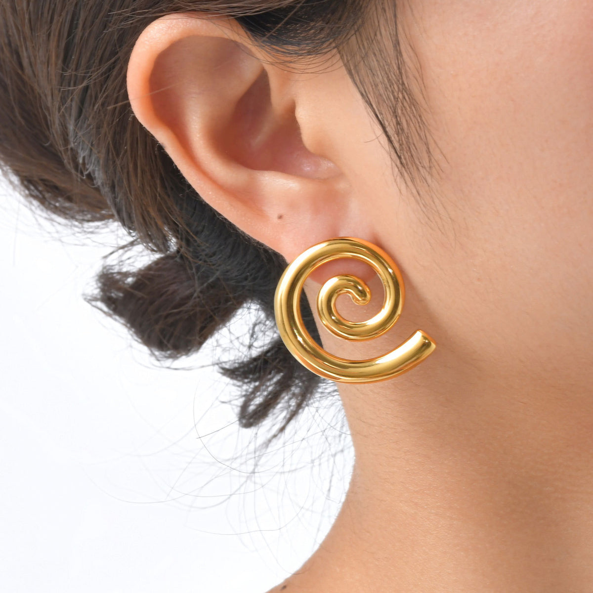 Stainless Steel Geometric Earrings