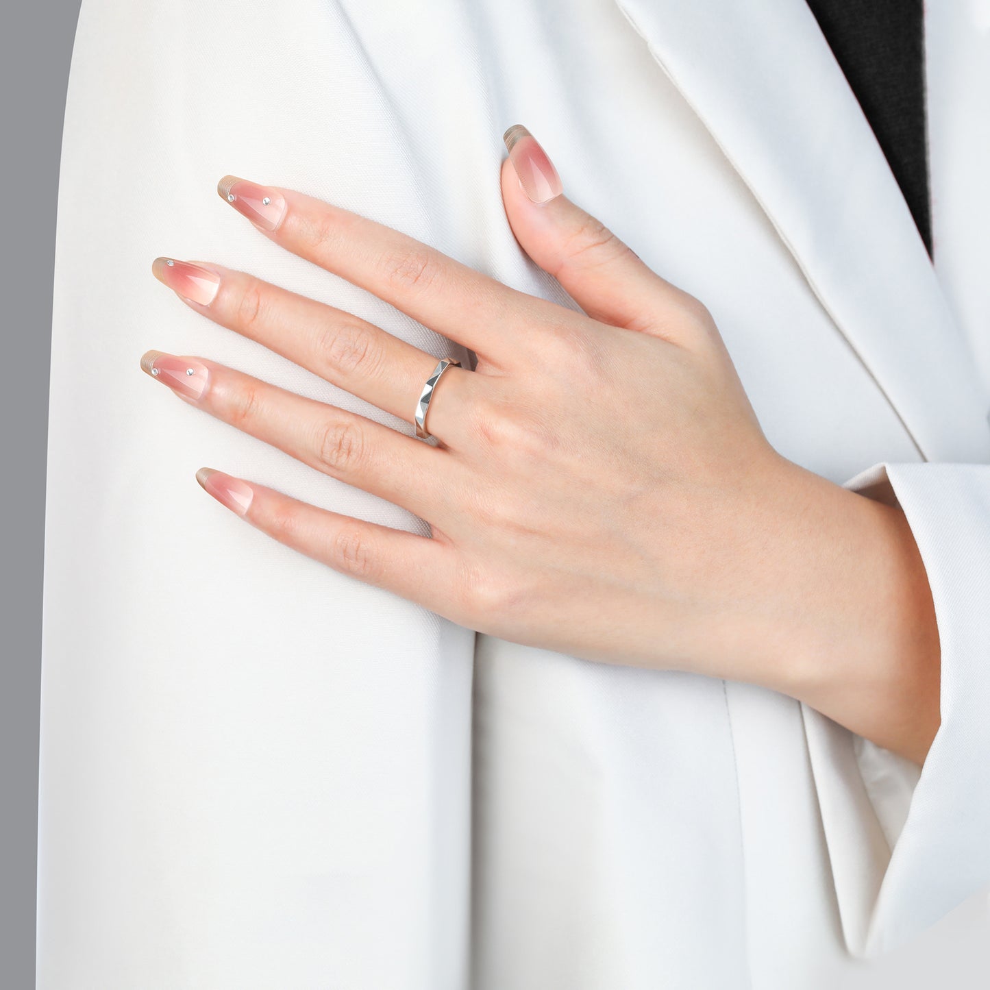 Planderful S925 Sterling Silver Ring European American Style Tail Ring For Women Elegant Luxury Jewelry