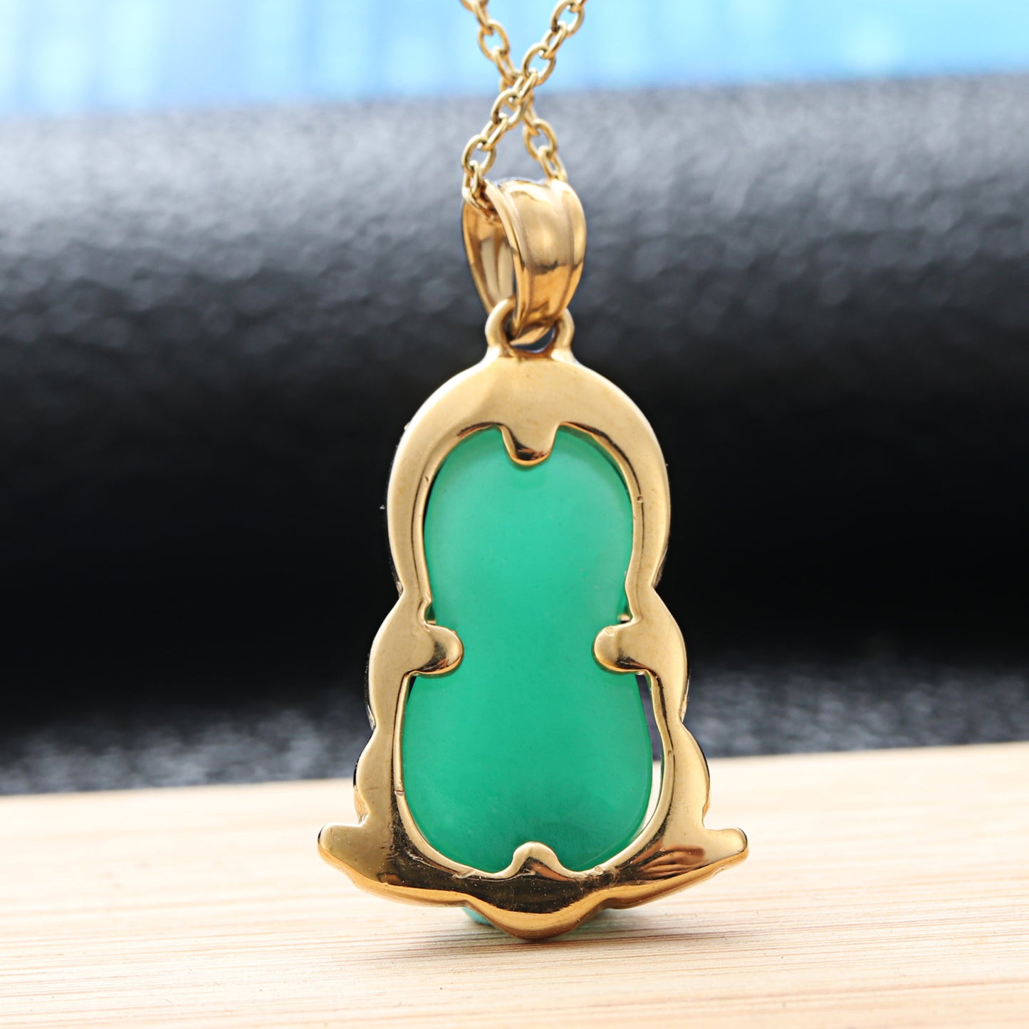 European And American Titanium Steel Guanyin Bodhisattva Pendant For Men