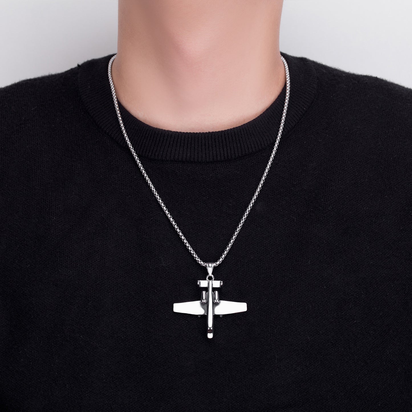 Steel Necklace – Street Hip Hop Statement Pendant Chain For Everyday Urban Style And Attitude