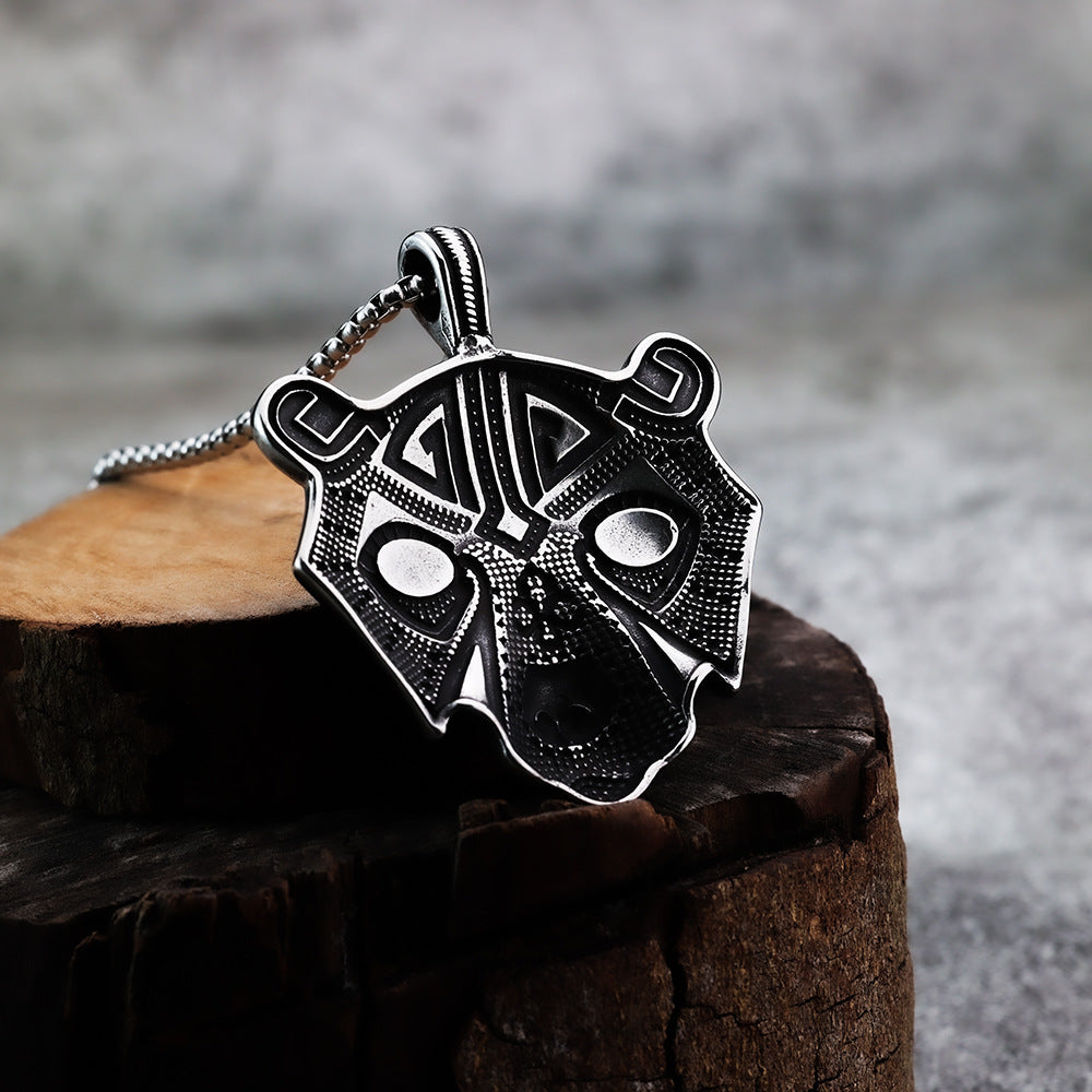 Cross-Border Nordic Viking Pendant Celtic Wolf Head Jewelry