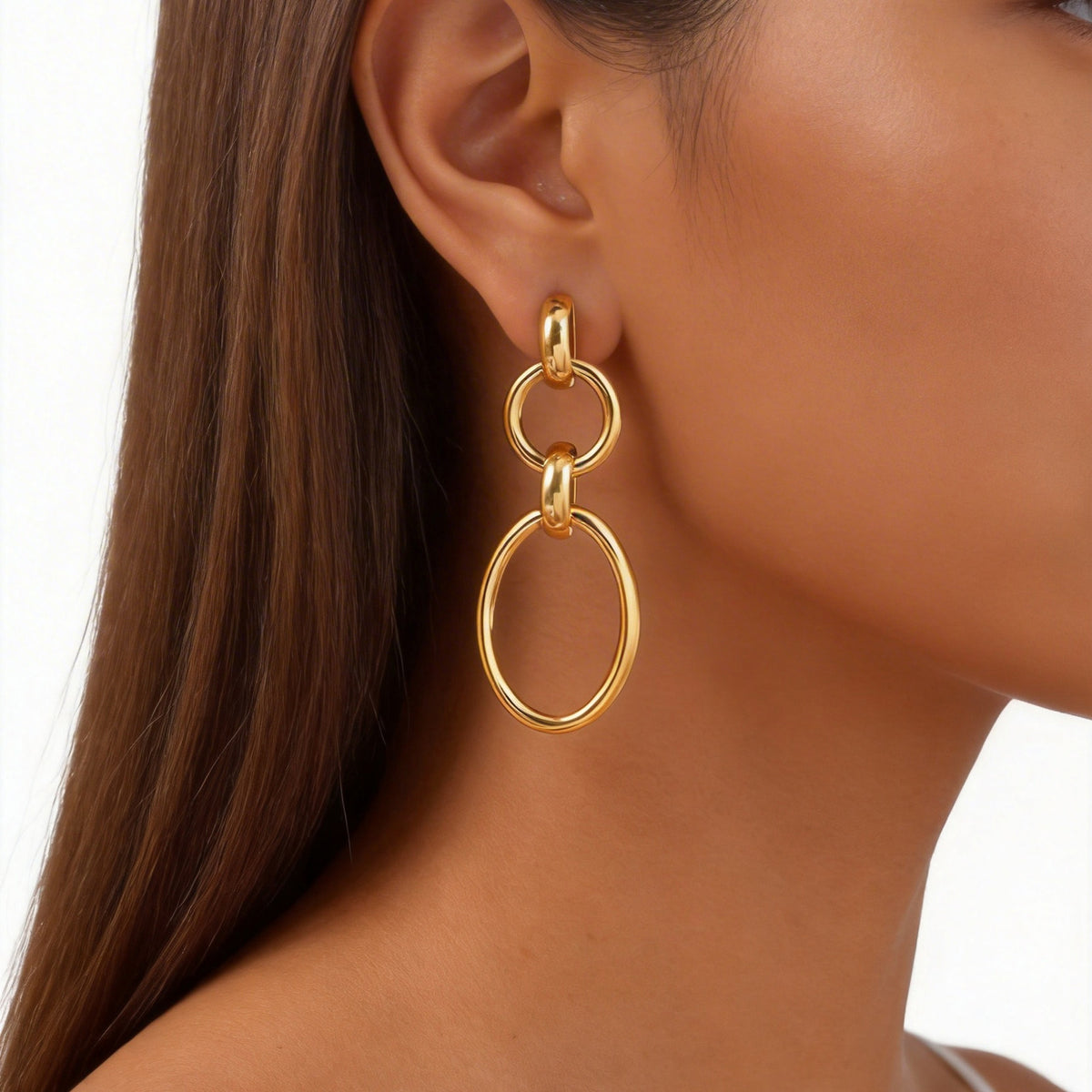 Modern Stainless Steel Earrings