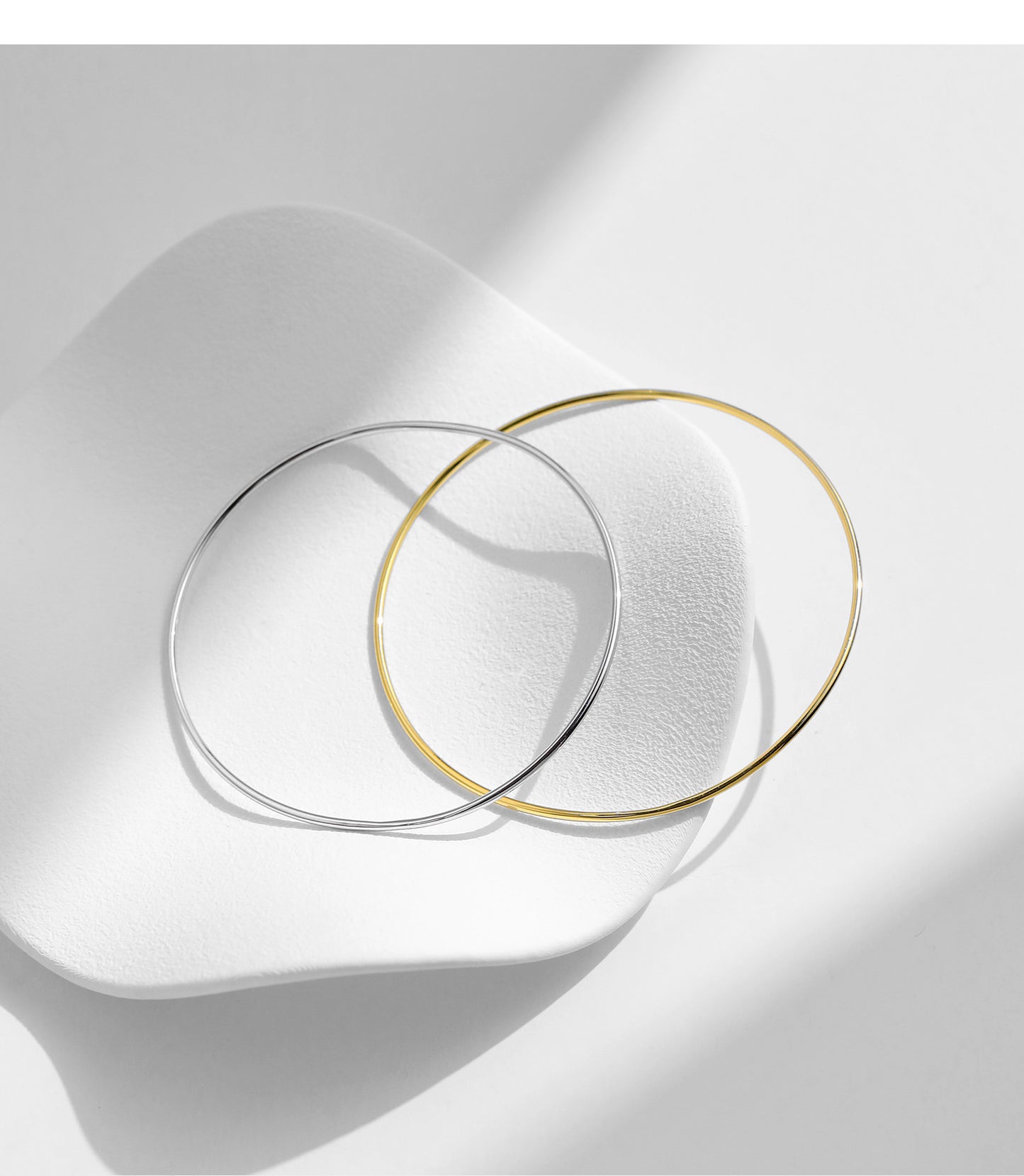 Simple Sterling Silver Bracelet for Women by Planderful Collection