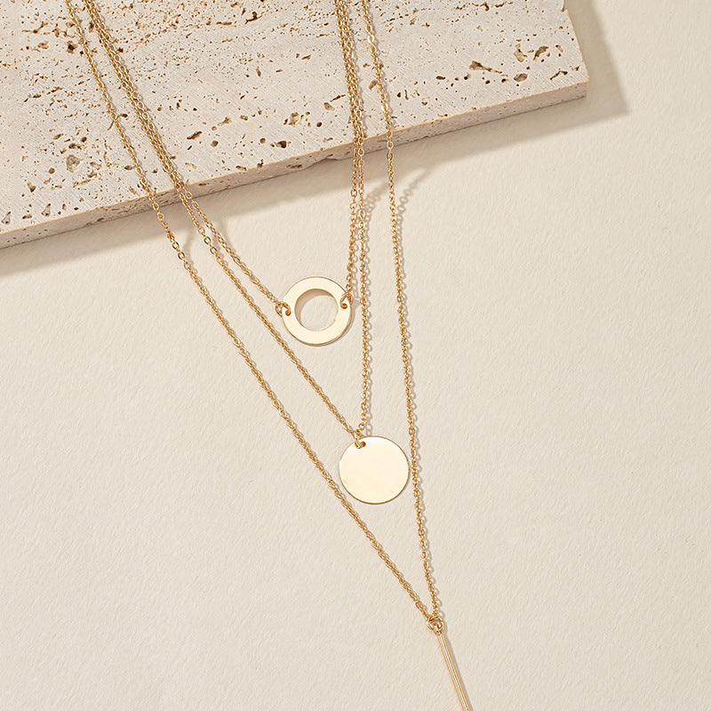 European and American Long Tassel Pendant Layered Necklace - Vienna Verve Collection