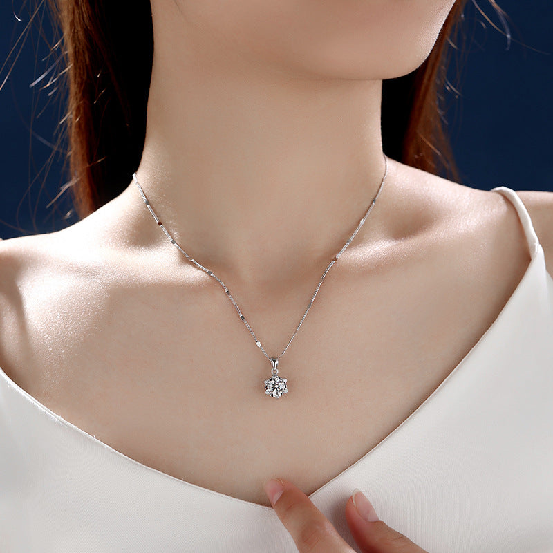 Sun 925 Sterling Silver Pendant Necklace