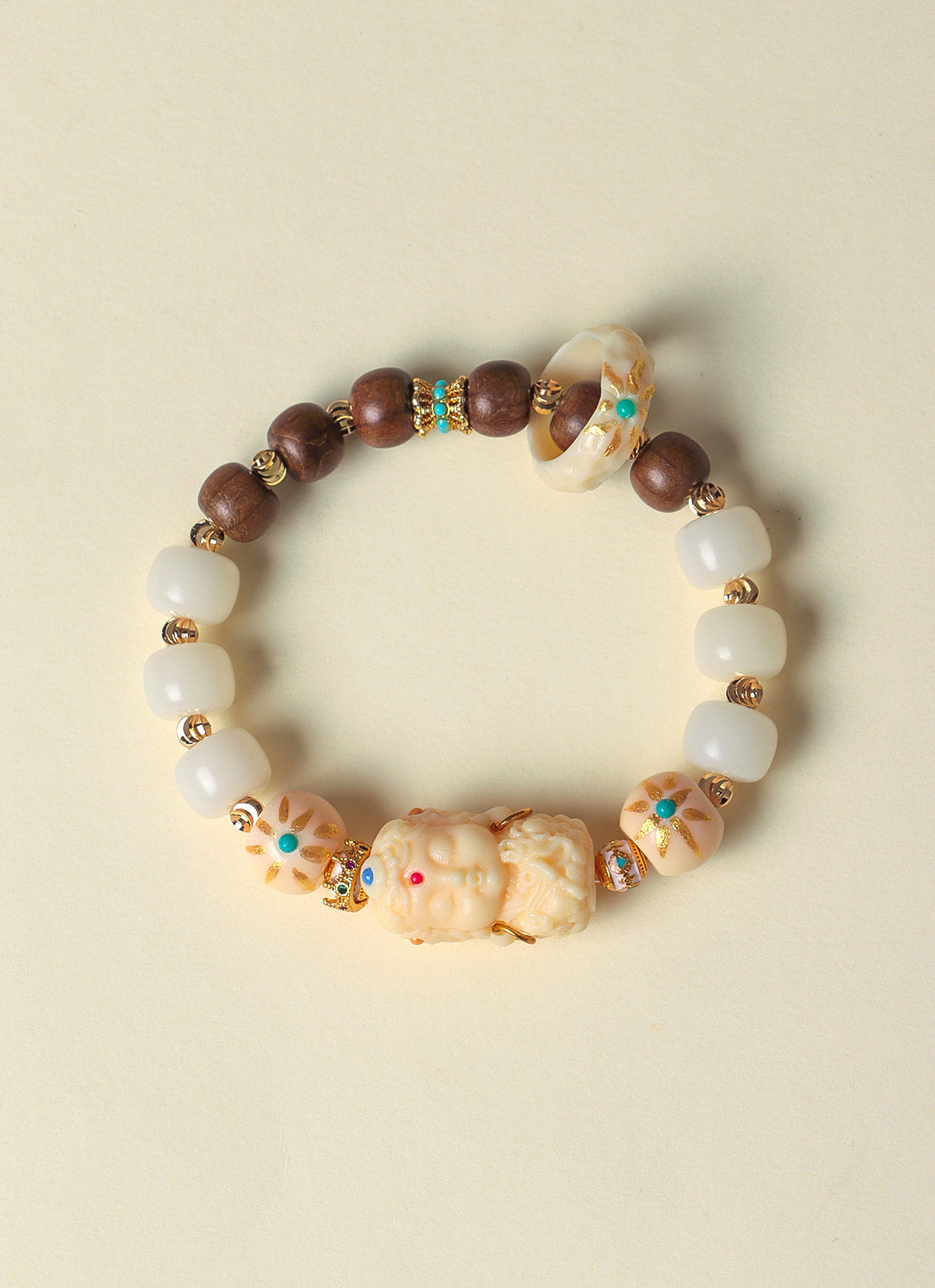 Agate Sandalwood Bracelet