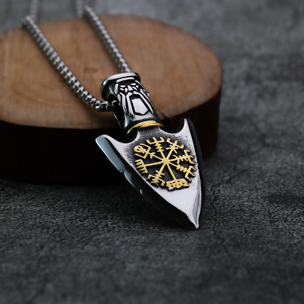 Norway Nordic Viking Pendant Personalized Men's Necklace