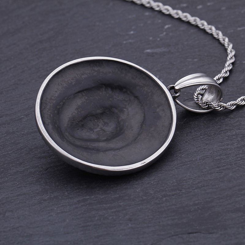 Bold Lion Head Stainless Steel Pendant - Vintage Style Men's Jewelry