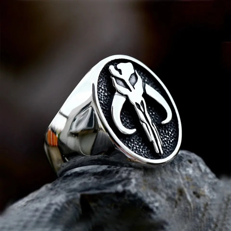 Vintage Skull Stainless Steel Men's Ring