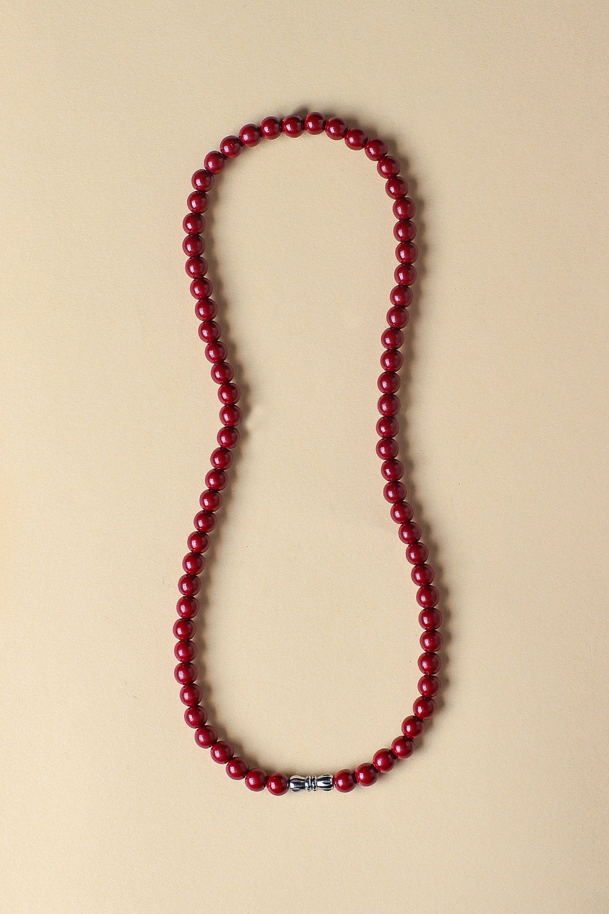 6 mm Purple-Gold Sand Necklace
