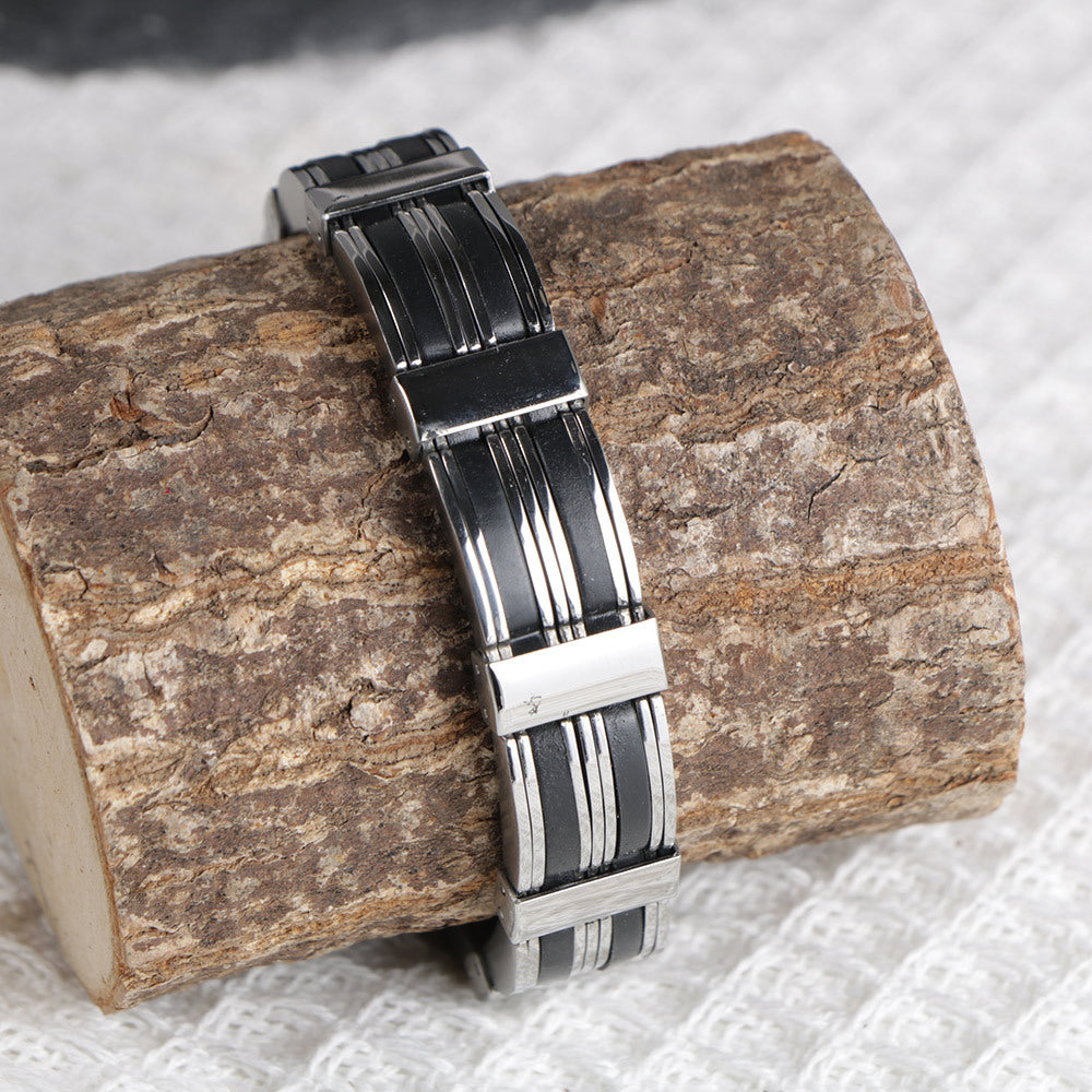 Titanium Steel Cold Wind Bracelet Bracelet Men's Locomotive Chain