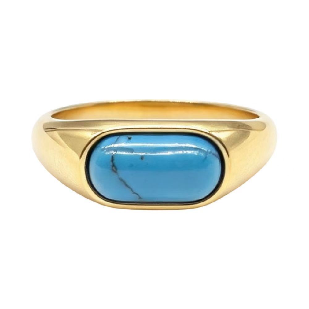 French Court-Style Titanium Steel Ring