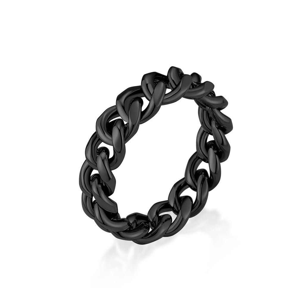 European and American Style High-End Stainless Steel Chain Ring