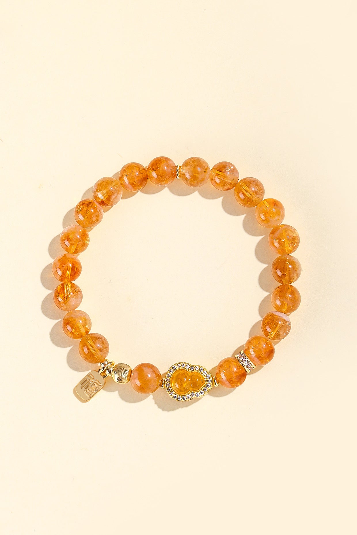 Planderful Fortune's Favor Bracelet – Fresh and Sweet Strawberry Crystal Beads