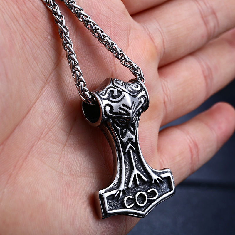 Customizable Viking Titanium Steel Pendant for Men in Wholesale