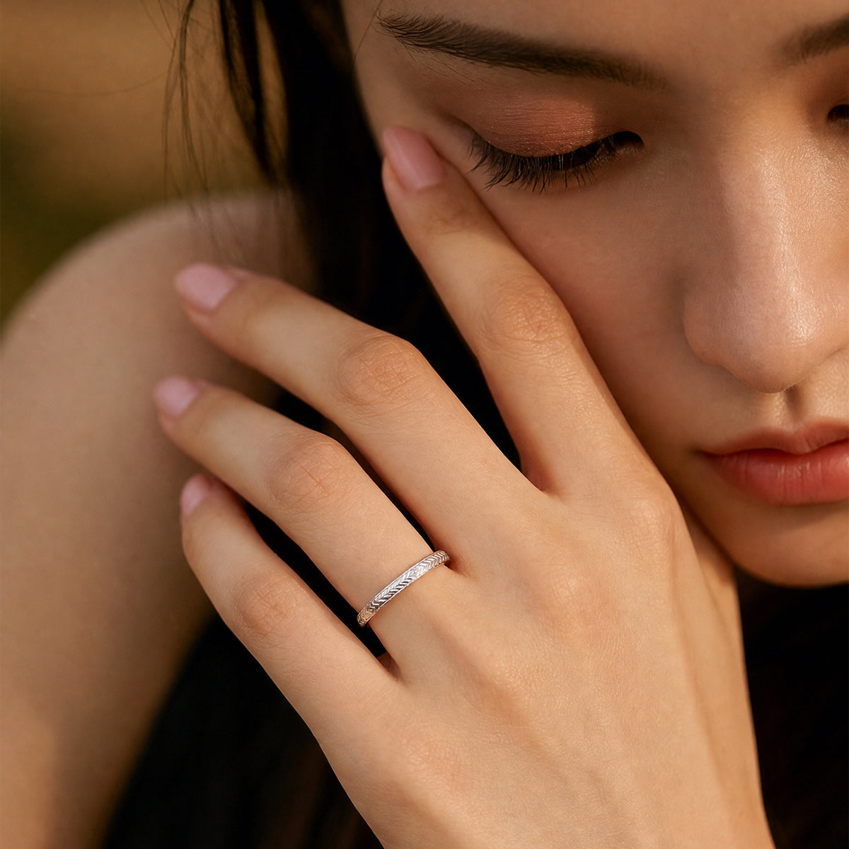 Sparkling S925 Sterling Silver Women's Ring
