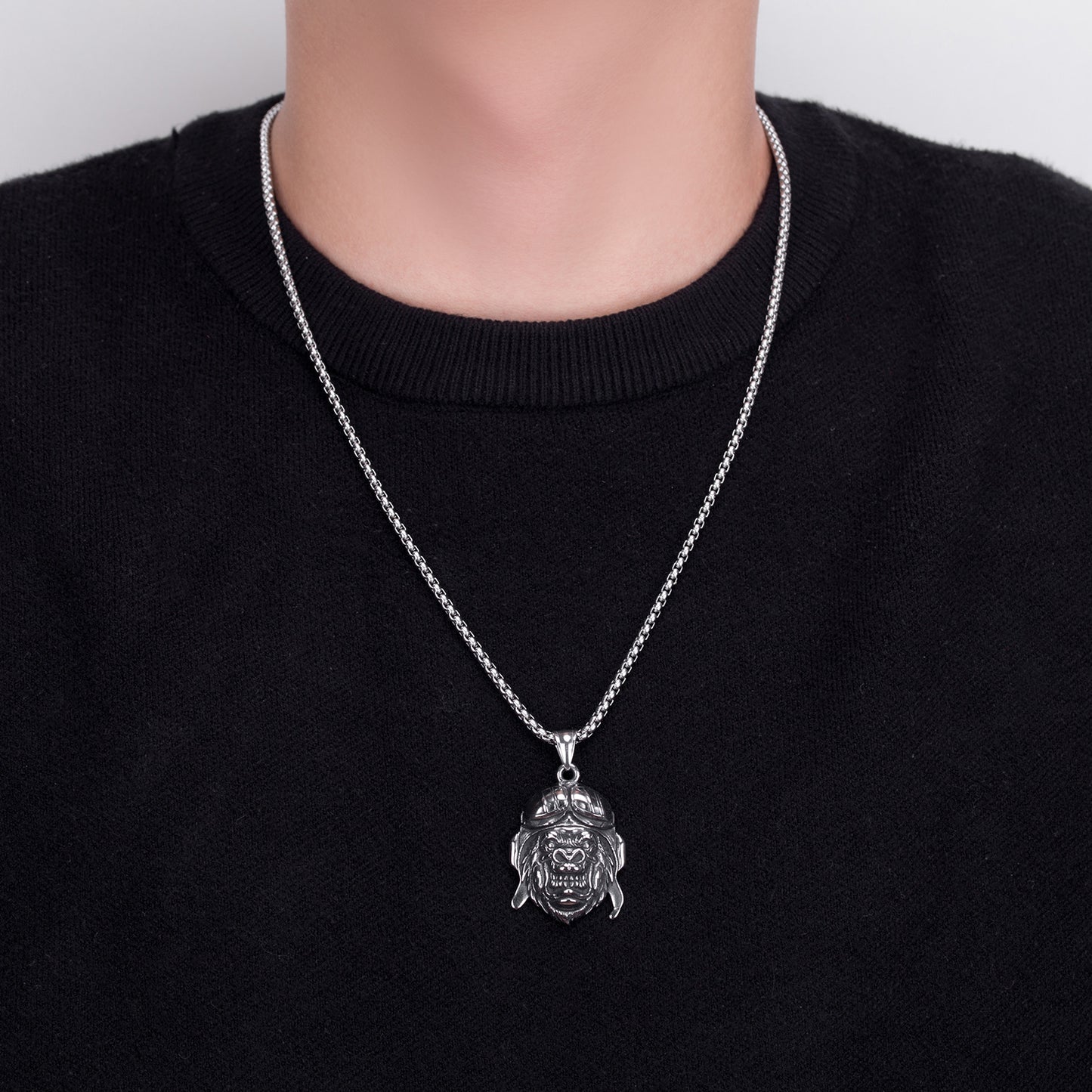 Steel Necklace – Statement For Men