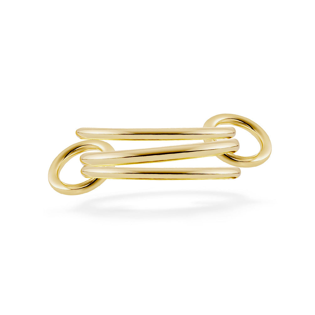 Planderful Stacking Ring Three Layer Titanium Steel For Women High End Fashion Jewelry