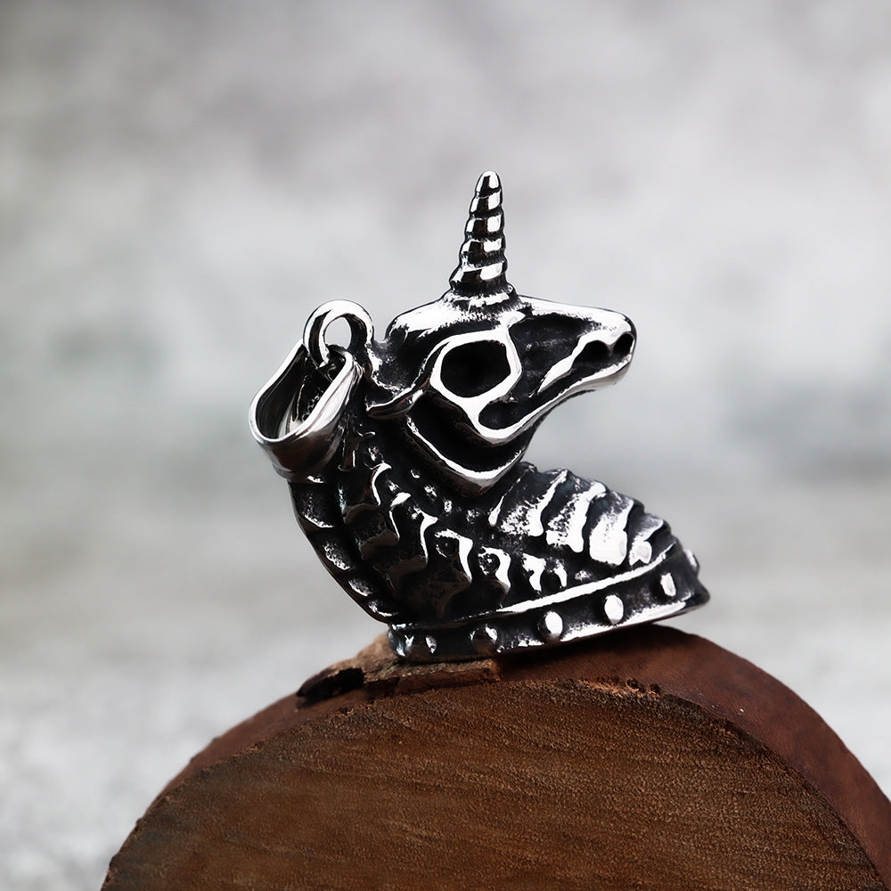 Cross-Border Personalized Unicorn Fashion Punk Style Men's Pendant Jewelry Wholesale