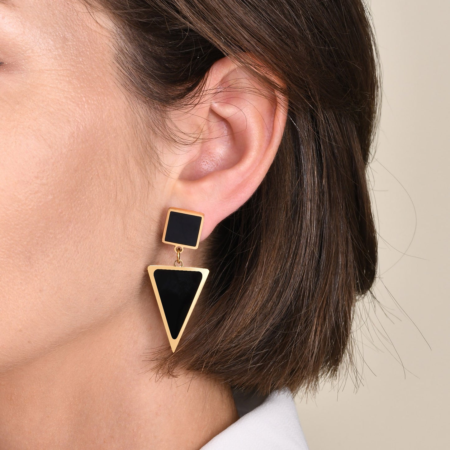 European And American Jewelry Cross-Border Triangular Earrings