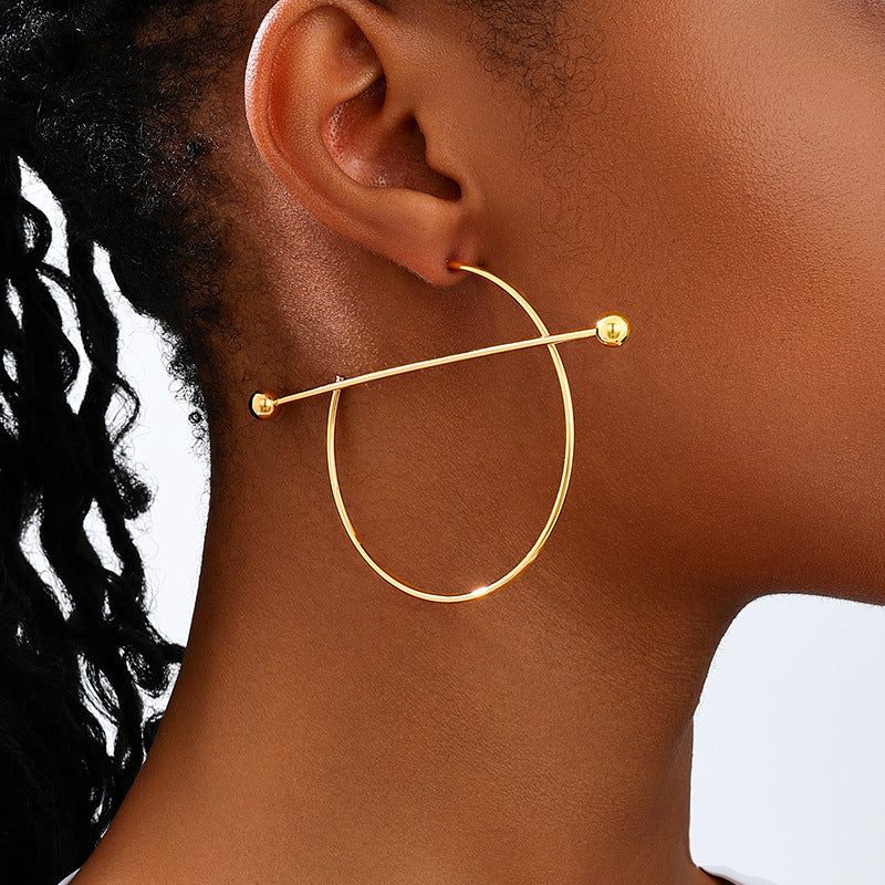 Planderful Vienna Verve Earrings – Creative Circular Metal Design