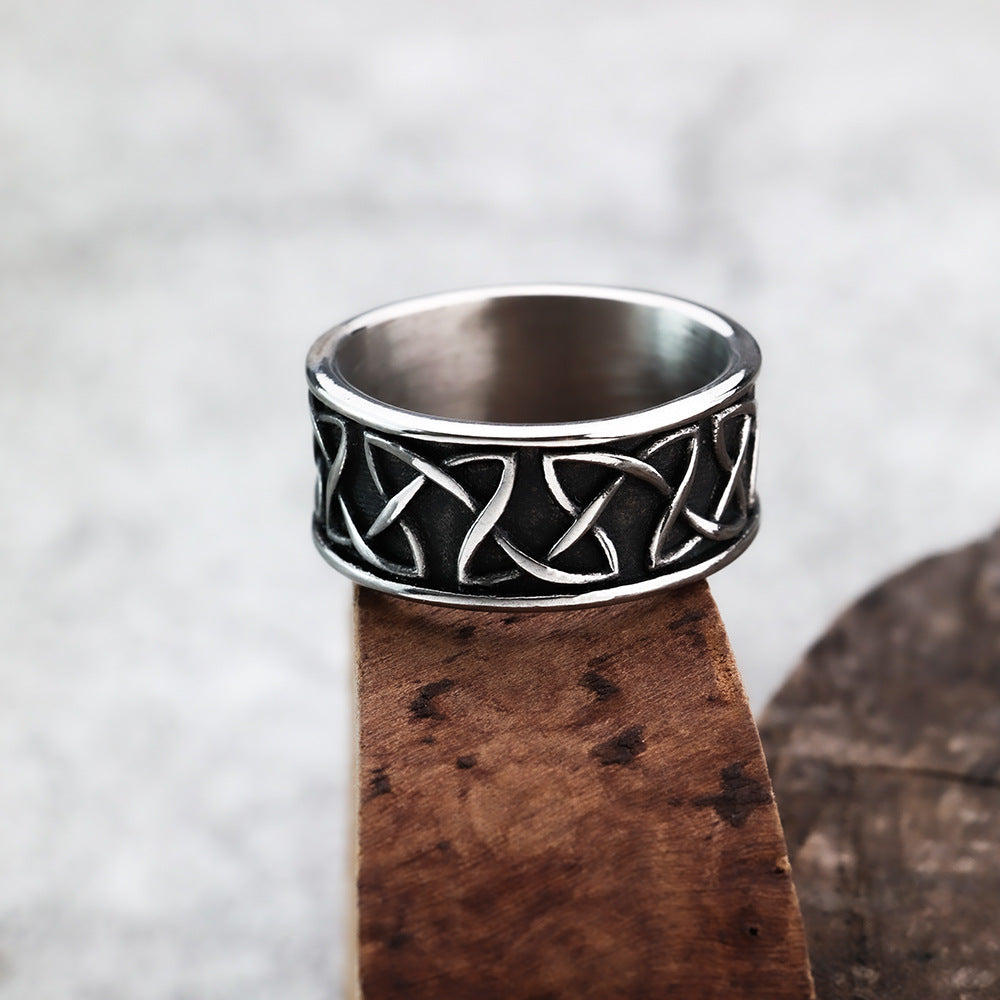 Amazon Personalized Viking Men's Stainless Steel Ring Jewelry