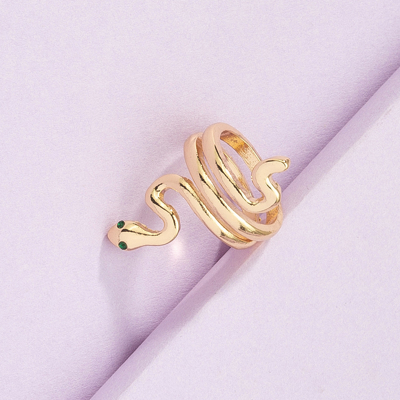 Wholesale Snake Ring with Cross-Border Charm