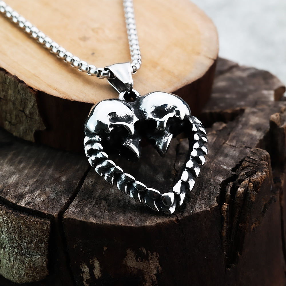 European And American Necklace Jewelry Retro Skull Pendant