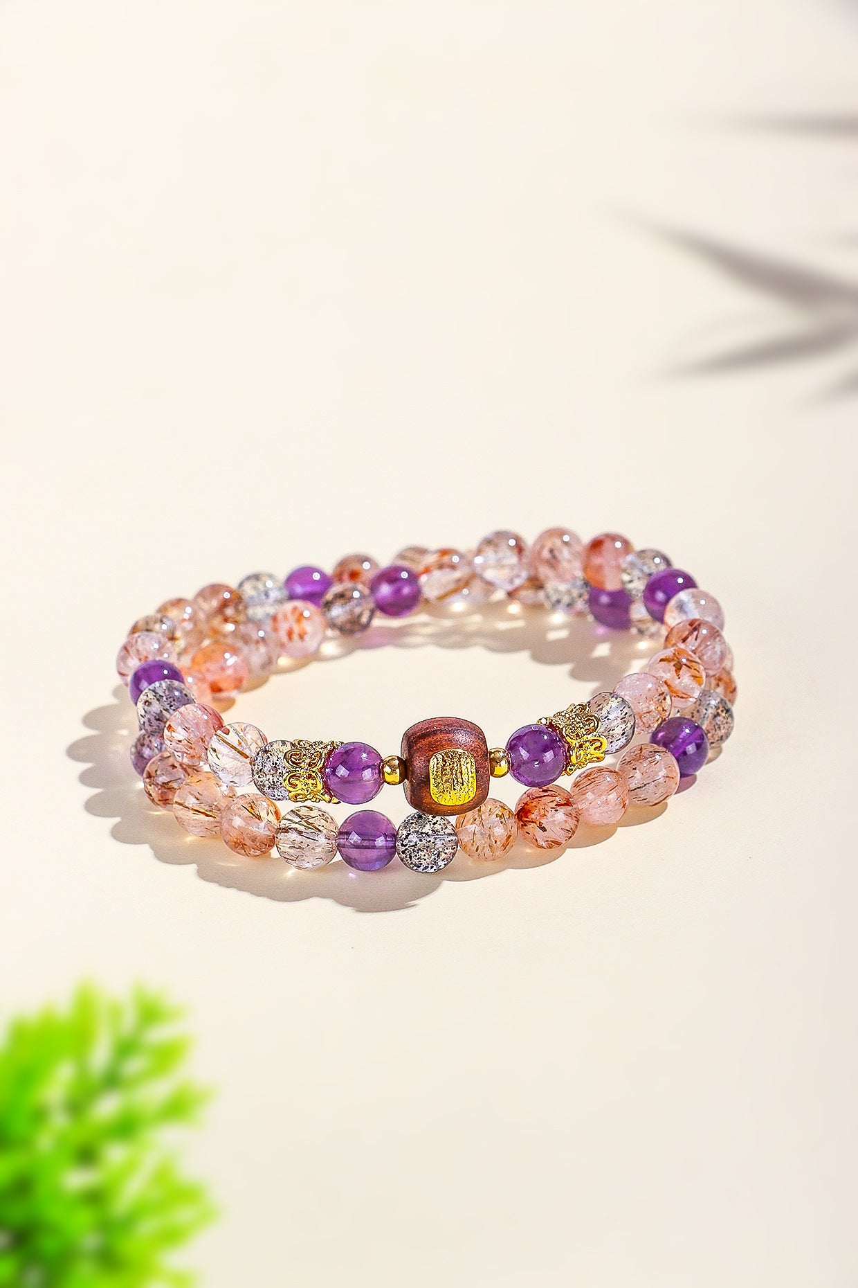 Planderful Fortune's Favor Bracelet – Elegant Black Crystal Design