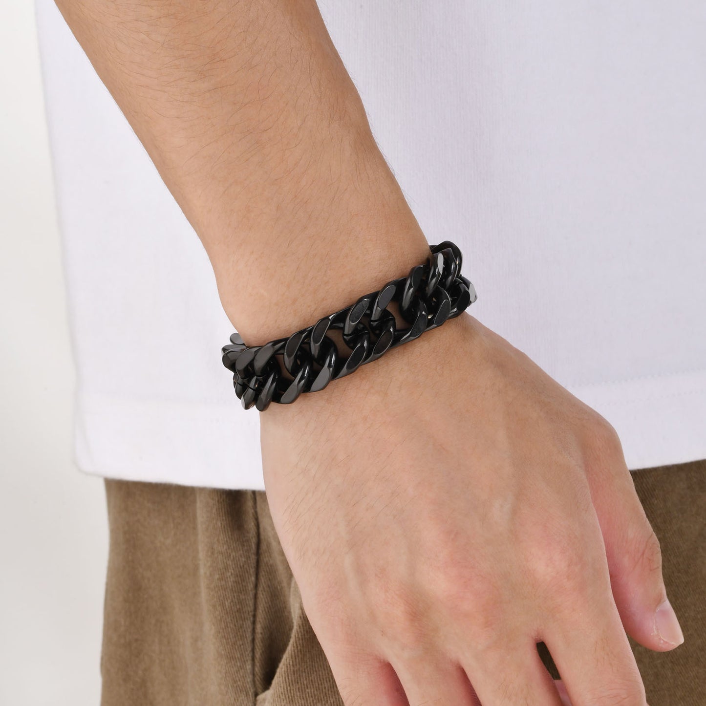 Stainless Steel European And American Men's Versatile Bracelet