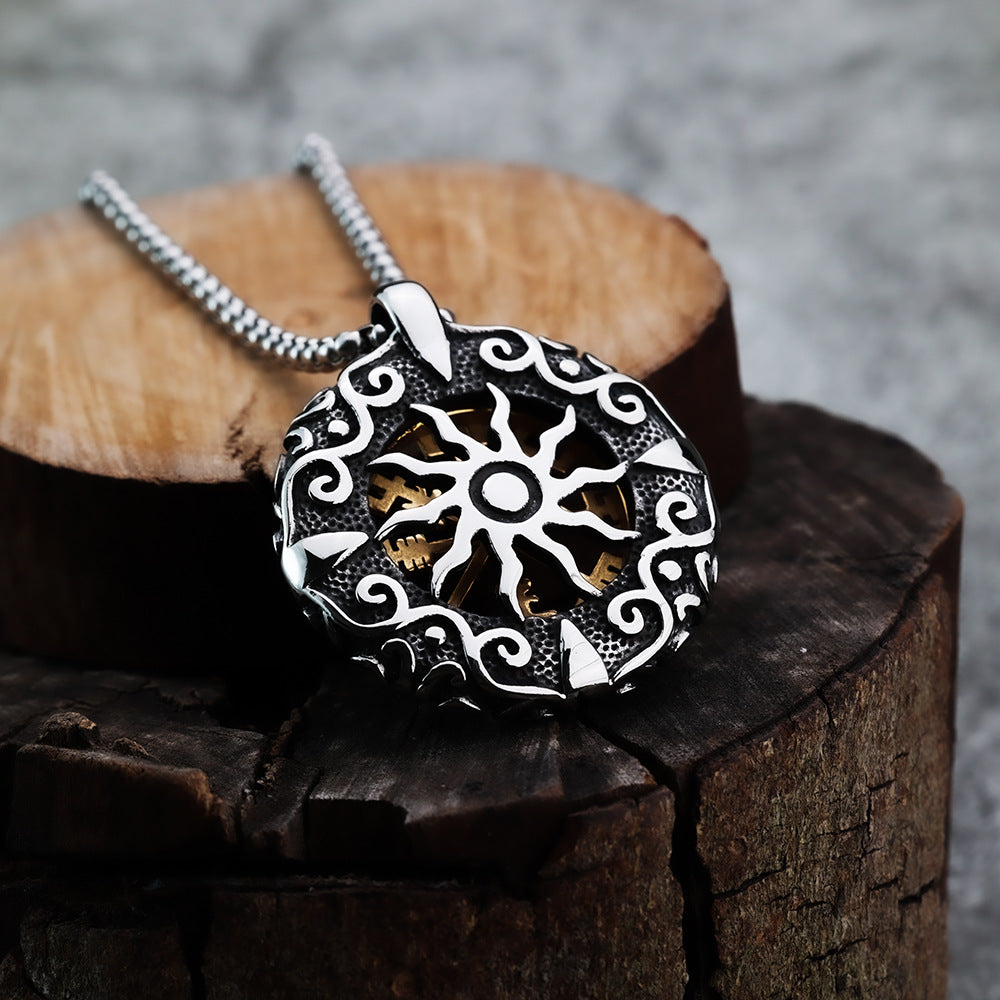 Foreign Trade New Jewelry Wholesale Viking Necklace for Men