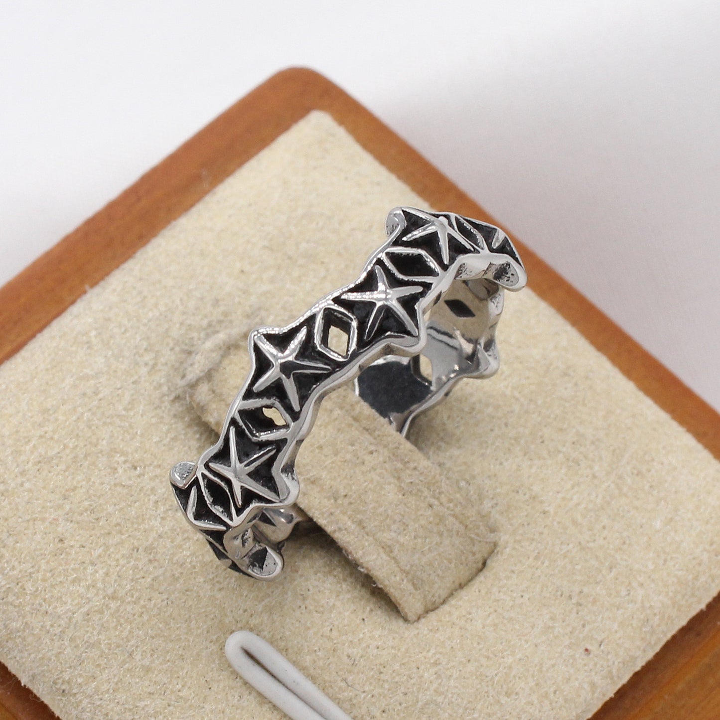 Planderful Jewelry Titanium Steel Ring Unisex Minimalist Band For Everyday Wear Elegant Grooming Accessory