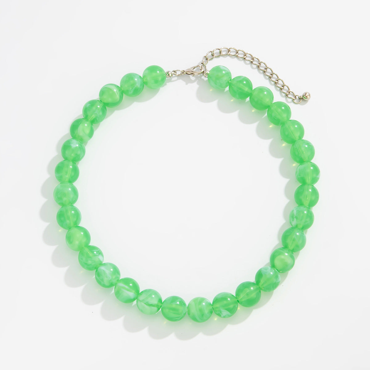 Dopamine-Color Beaded Choker